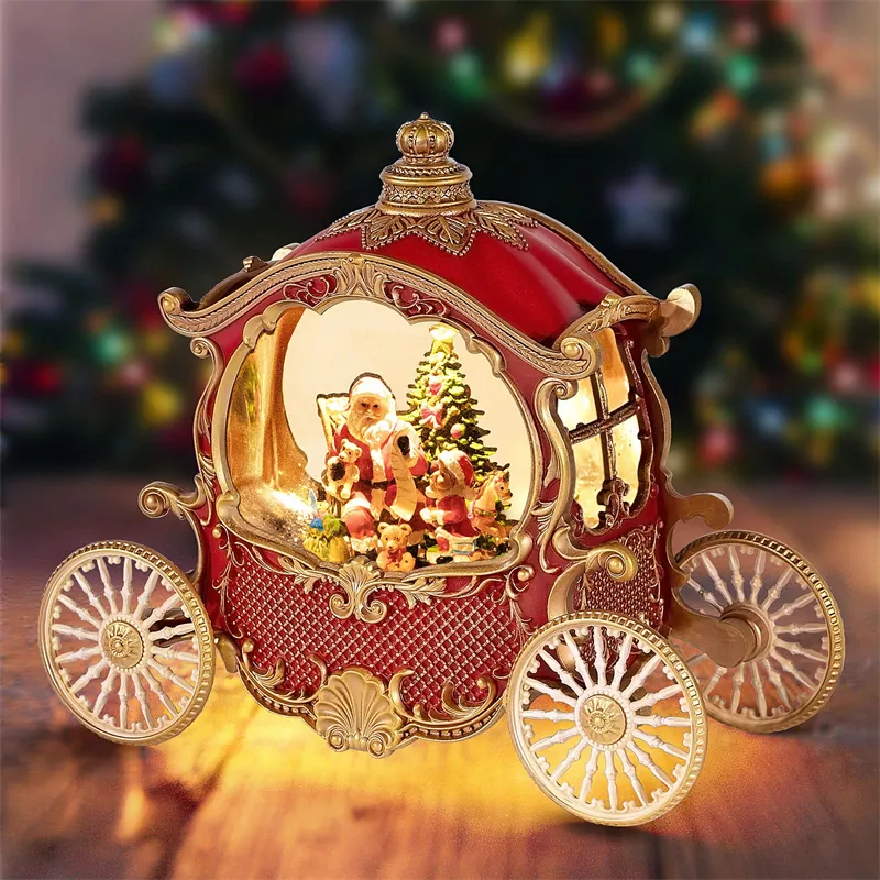 Kereta Krismas Snow Globe